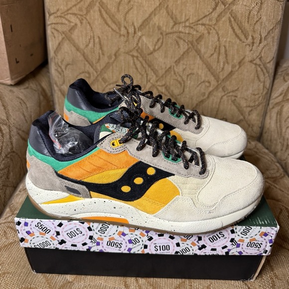 Rare Saucony Feature x G9 Shadow 5 The Pumpkin Men\'s Size 11 EUC! main image 5